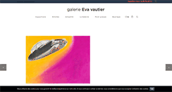 Desktop Screenshot of eva-vautier.com