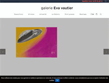 Tablet Screenshot of eva-vautier.com